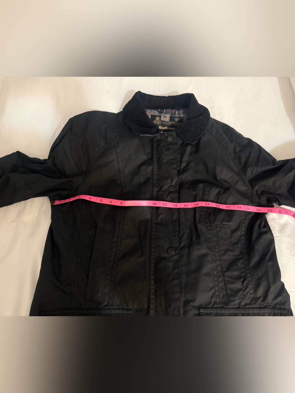 Barbour Beadnell Waxed Jacket in Classic Black! - Picture 7 of 12